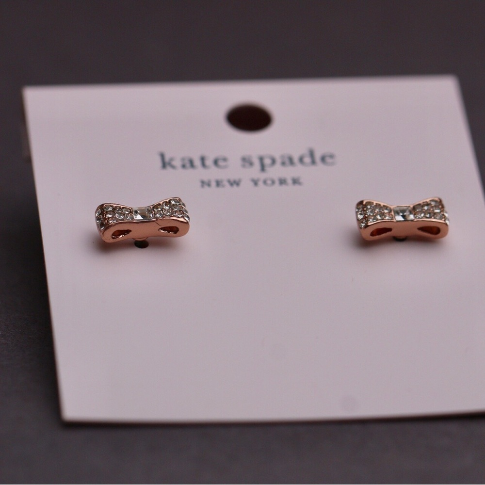 Kate Spade Paved Bow Earrings